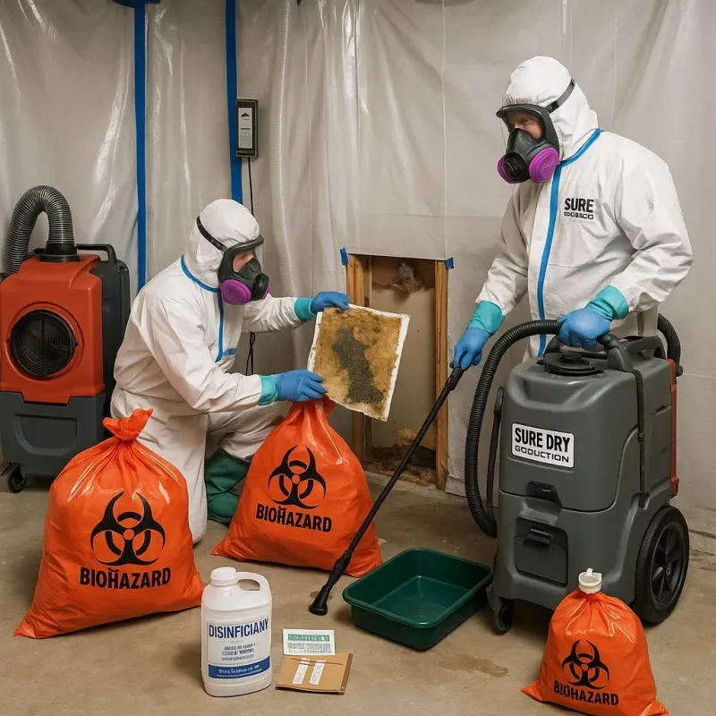 Contaminated Water Handling Protocols process in Hamlin, TX