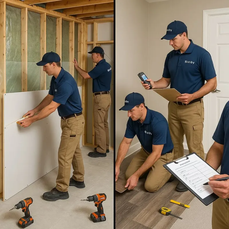 Repairs and Reconstruction process in Hamlin, TX